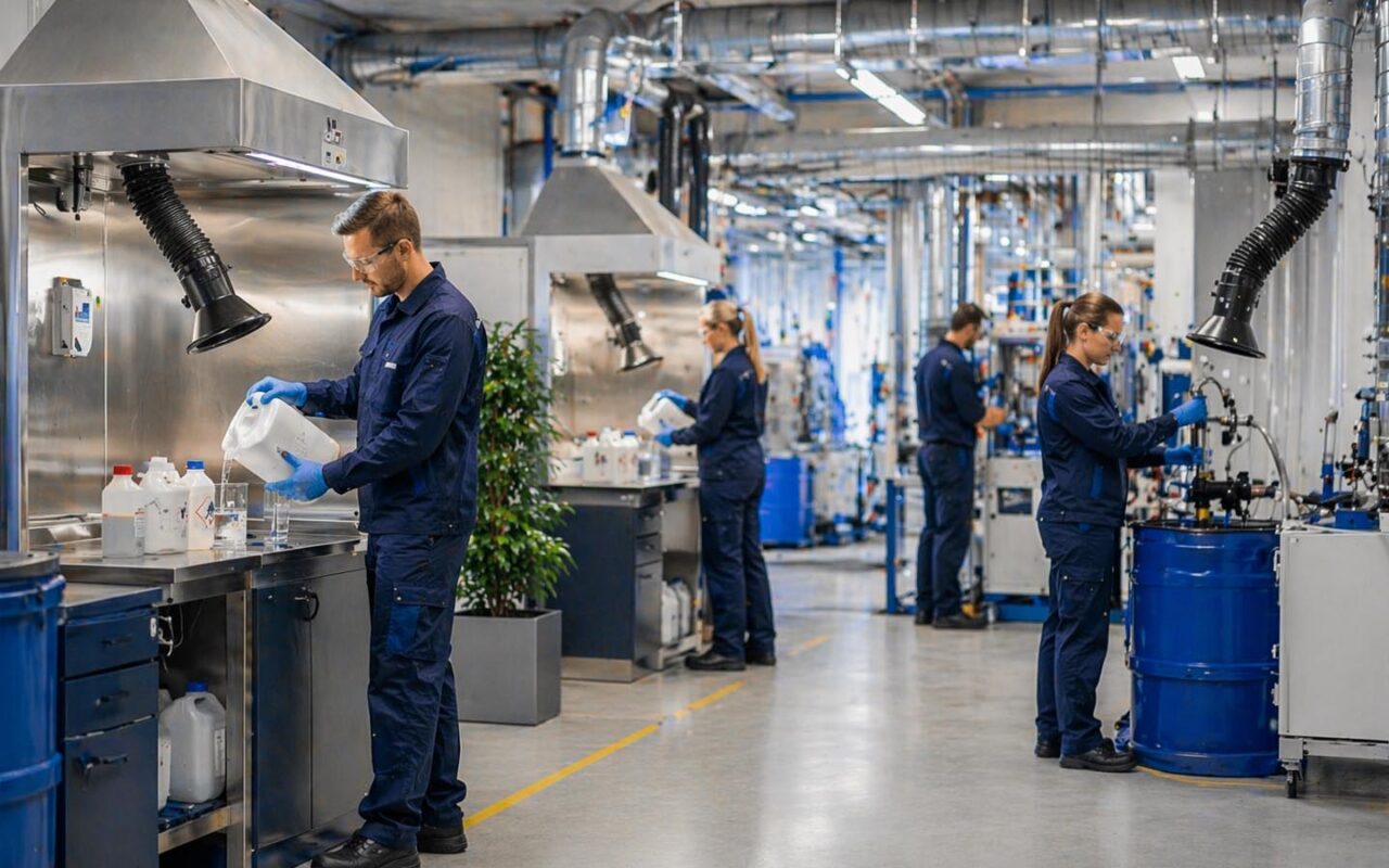 goed personeel werkt met chemische veiligheid op de werkvloer | inrato.nl