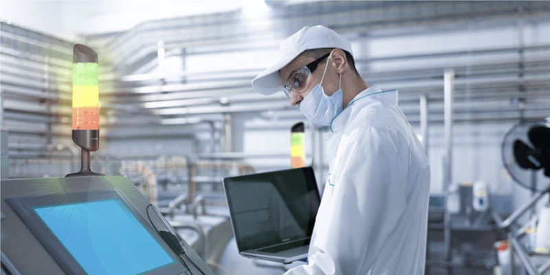 IP69K signalisatie -IP69K Signaaltoren in de voedingsmiddelenindustrie
