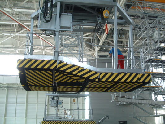 veiligheidsbumpers voor serviceplatform