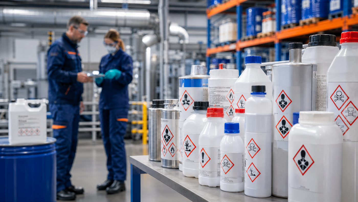 Gevaarlijke stoffen op de werkvloer | Inrato.nl