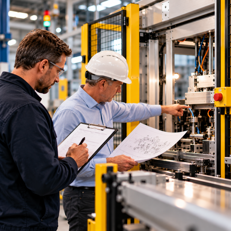technische inspectie in de fabriek